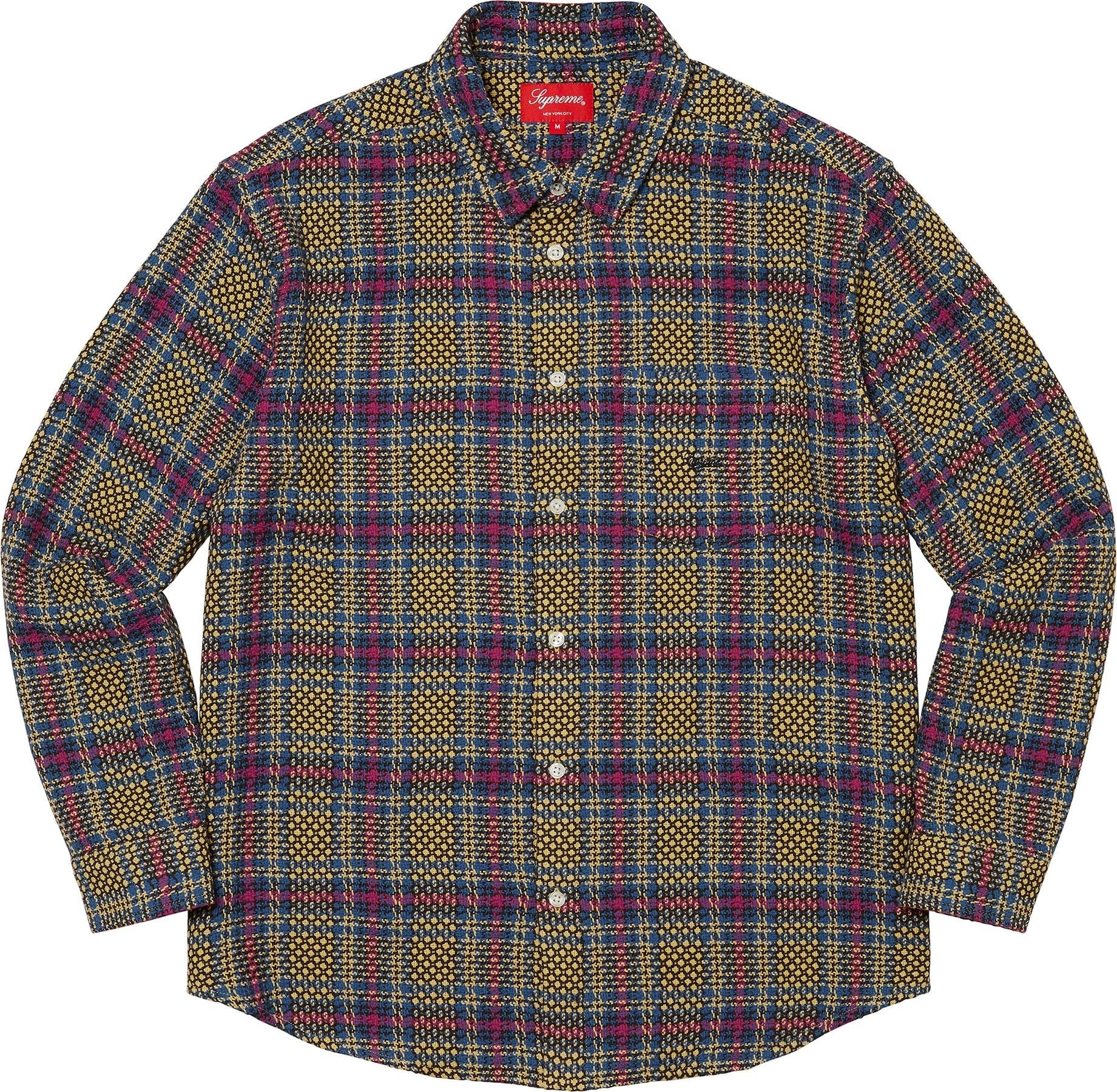 Basket Weave Plaid Shirt view 7